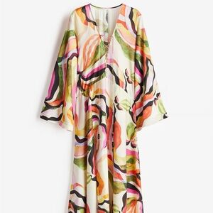 H&M KAFTAN DRESS WITH LACING